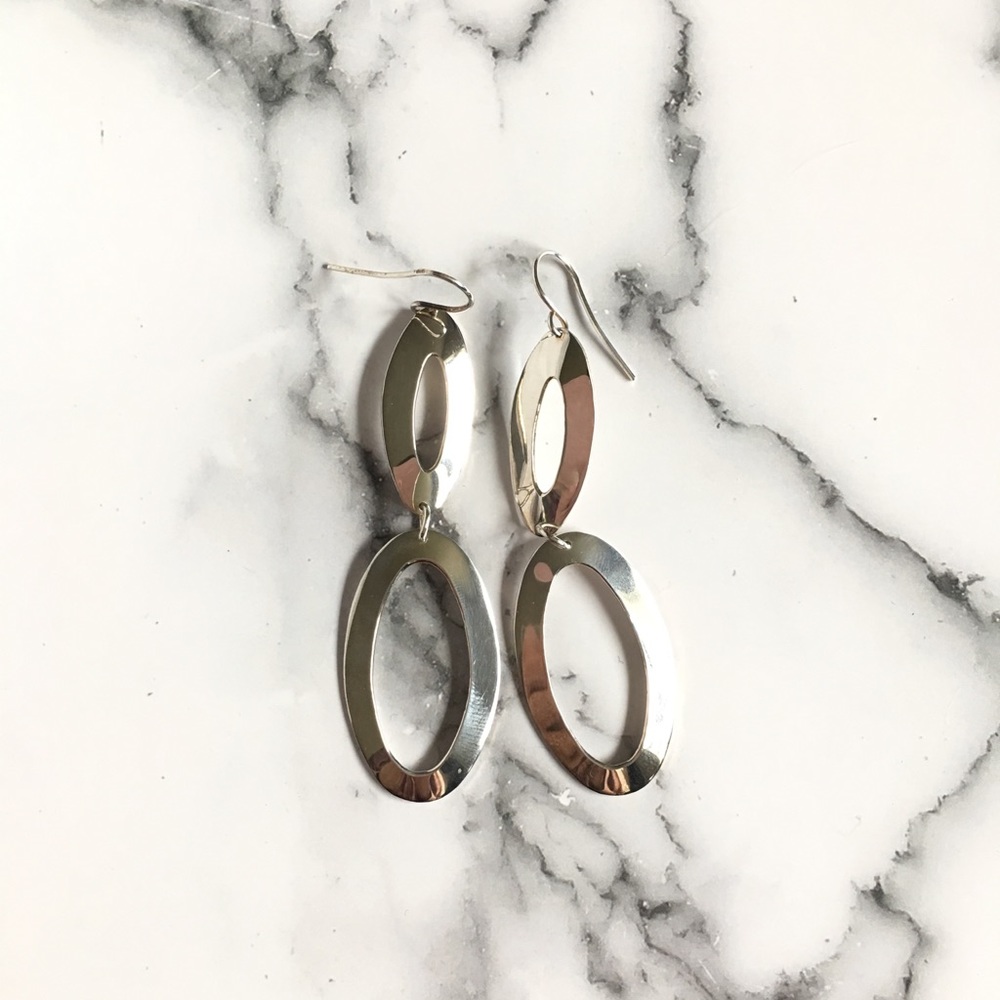 Sterling silver dangly earrings
